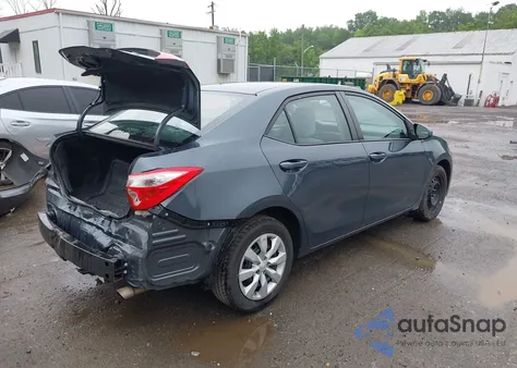 2015 Toyota Corolla Le from USA, damaged, VIN 2T1BURHEXFC365169